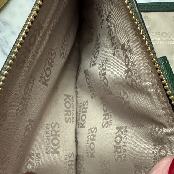 Michael Kors Double Zip Jet Set Travel Wallet Phone Wristlet - Picture 8 of 12